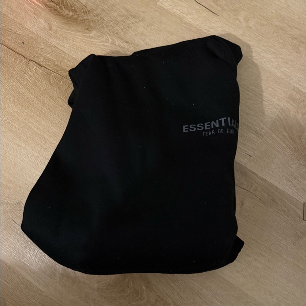 Fear of God Essentials Black Hoodie